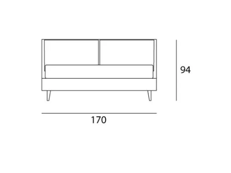 Letto design Apus Cosmoletti con uno sconto esclusivo