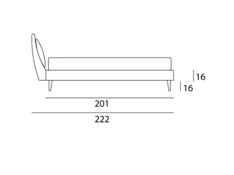 Letto design Apus Cosmoletti con uno sconto esclusivo