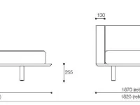 Letto design Aqua Presotto con uno sconto esclusivo