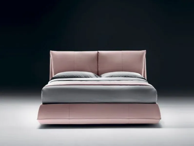 Design moderno Avenue h27 Bontempi: Letto matrimoniale a prezzo scontato.