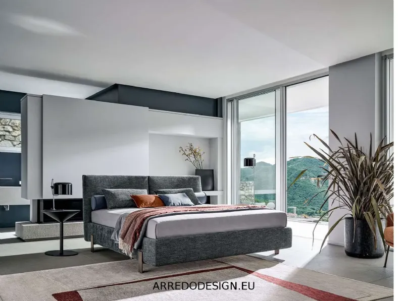 Letto design con contenitore Book Twils a prezzo ribassato