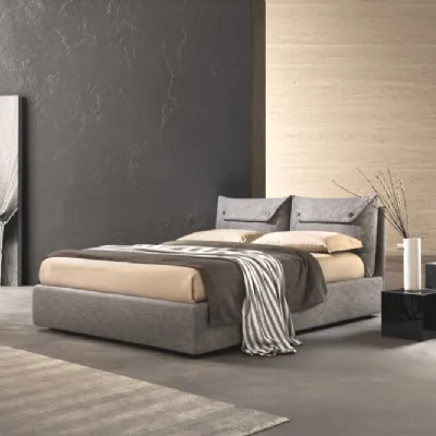 Letto design con contenitore Case * Samoa a prezzo ribassato