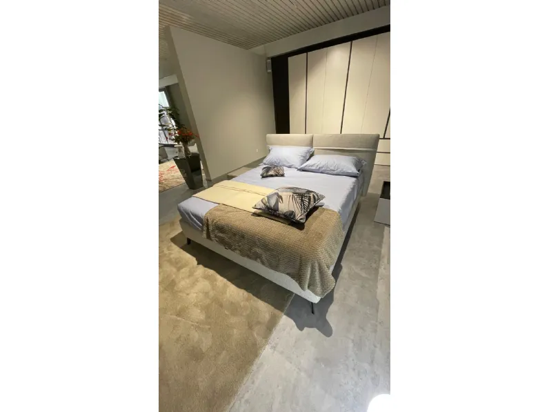 Letto design con contenitore Chop compatto Samoa a prezzo scontato