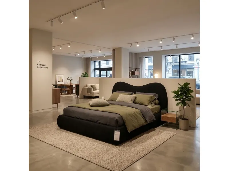 Letto design Black Collezione esclusiva scontato 34%