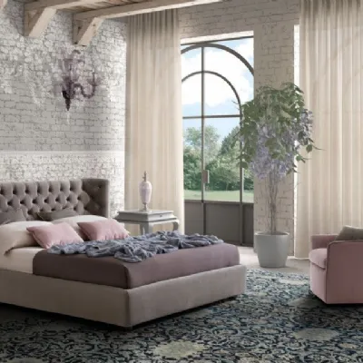 Letto design con contenitore Caravaggio Le comfort a prezzo ribassato