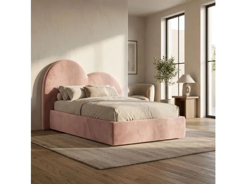 Letto piazza e mezzo design Cuore Collezione esclusiva a prezzo scontato