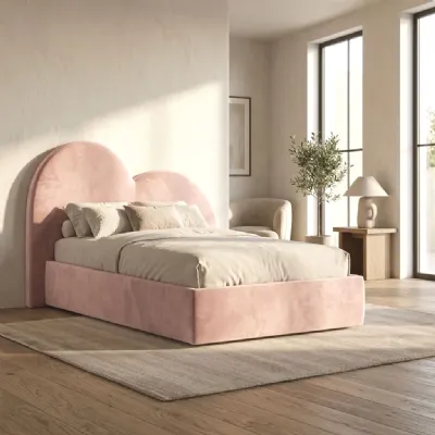 Letto piazza e mezzo design Cuore Collezione esclusiva a prezzo scontato