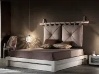 Letto design con contenitore Etnico essential Outlet etnico a prezzo scontato