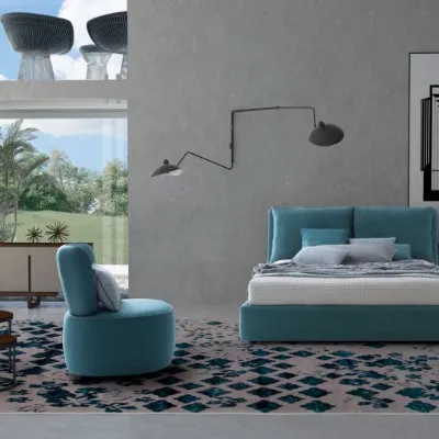 Letto design con contenitore Fris Le comfort a prezzo ribassato