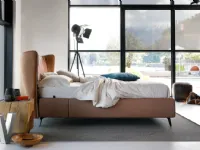 Letto design con contenitore Leonte Noctis a prezzo scontato