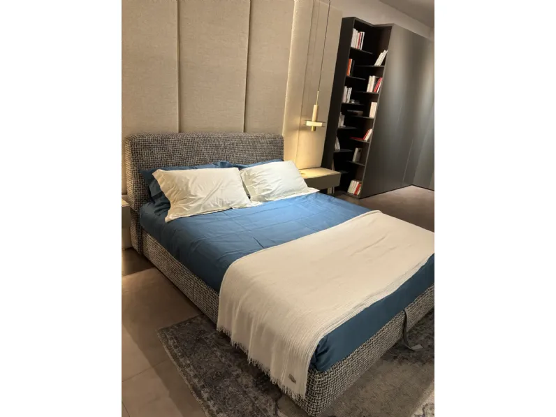 Letto design con contenitore Letto flou modello myplace Flou a prezzo scontato