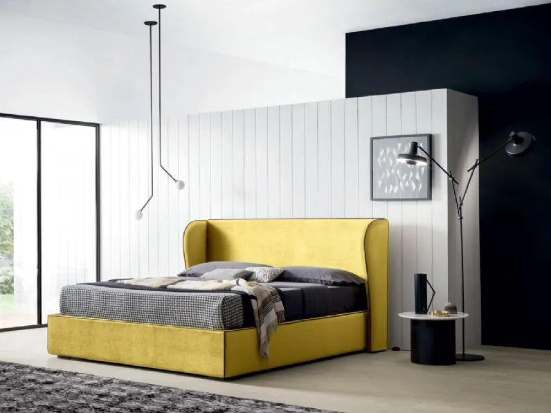 Letto design con contenitore Paris Felis a prezzo ribassato