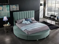 Letto design con contenitore Round Md work a prezzo scontato