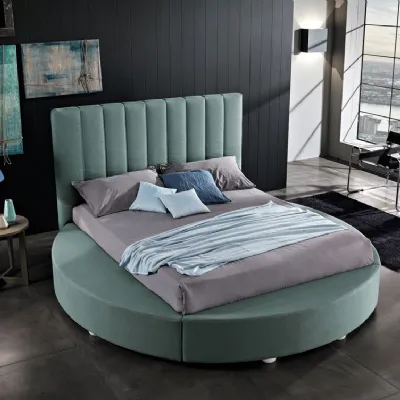 Letto design con contenitore Round Md work a prezzo scontato