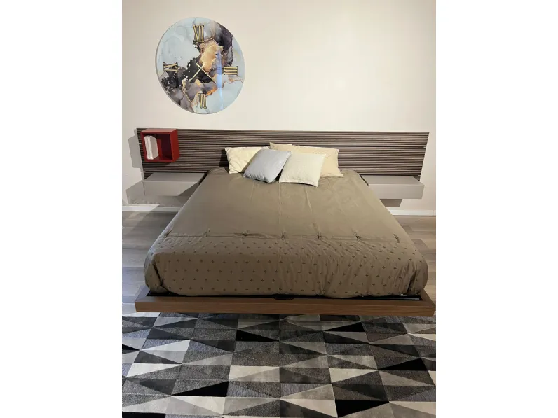 Letto in legno con contenitore Sorvolo Fimara prezzo ribassato