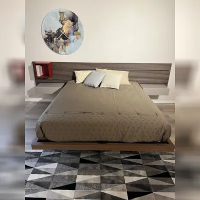 Letto in legno con contenitore Sorvolo Fimara prezzo ribassato