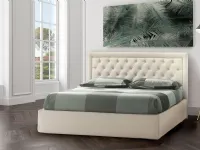 Letto design con contenitore Vittoria Artigianale a prezzo scontato