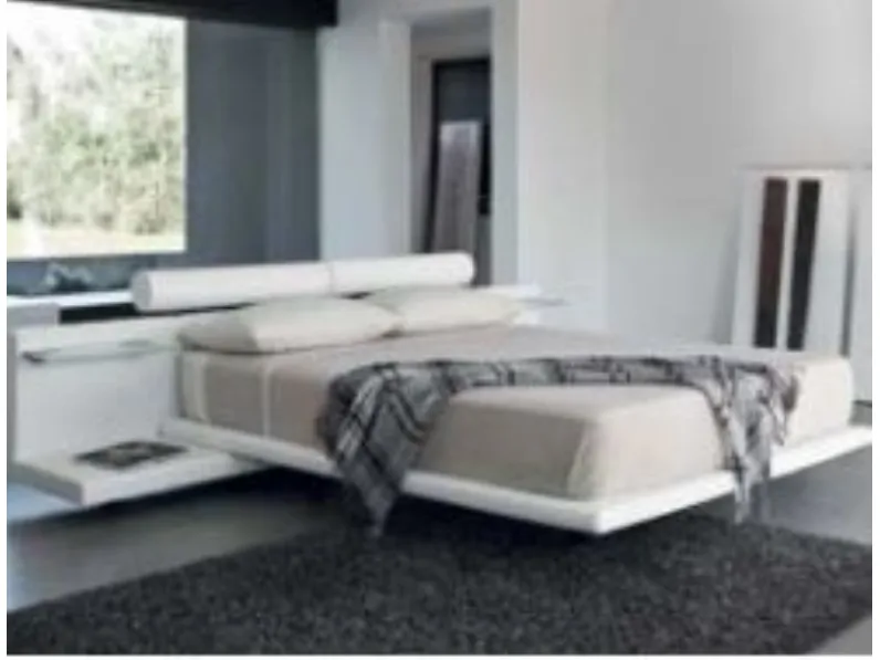 Letto design con gambe Letto luxury vari colori normal e maxi  Md work a prezzo ribassato