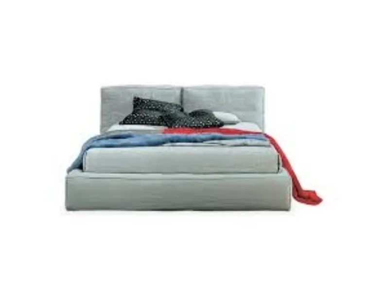 Letto design con giroletto Academy piuma Twils a prezzo scontato