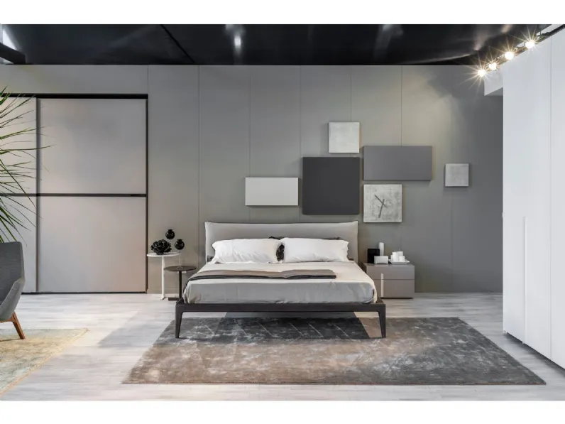 Letto matrimoniale con giroletto Bun * Md house a prezzo ribassato