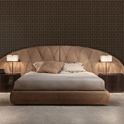 Letto design con giroletto Maxi letto luxury italia Md work a prezzo ribassato