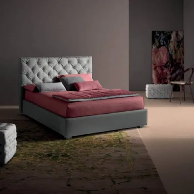 Letto design con giroletto Tender  Samoa a prezzo scontato