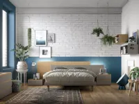 Letto matrimoniale design Dama  Santalucia a prezzo ribassato