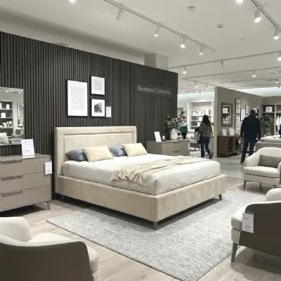Letto design con contenitore Dubai Collezione esclusiva a prezzo ribassato