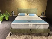 Letto design con pediera Harlem Novaluna a prezzo scontato