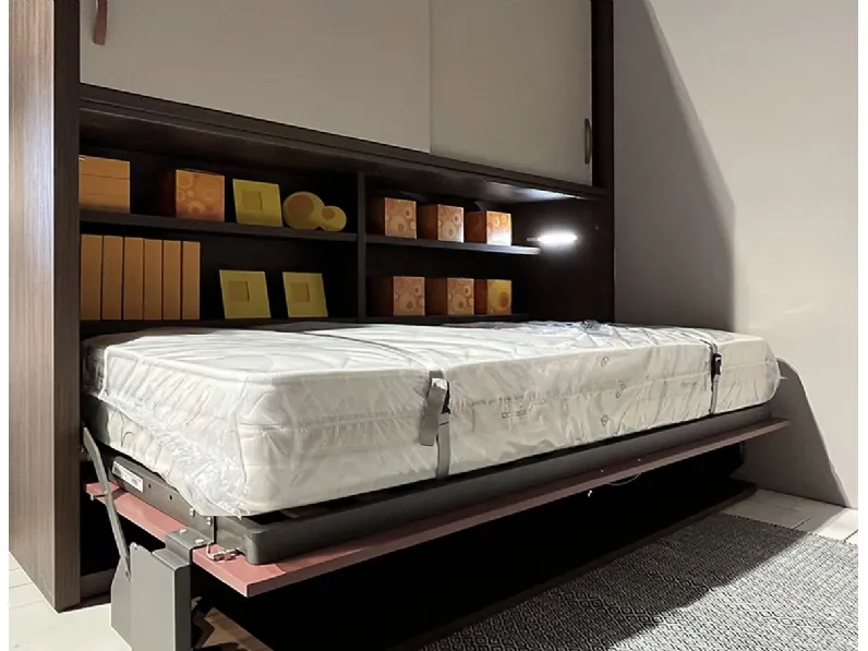 Letto singolo a scomparsa Hiro Clever a prezzo scontato