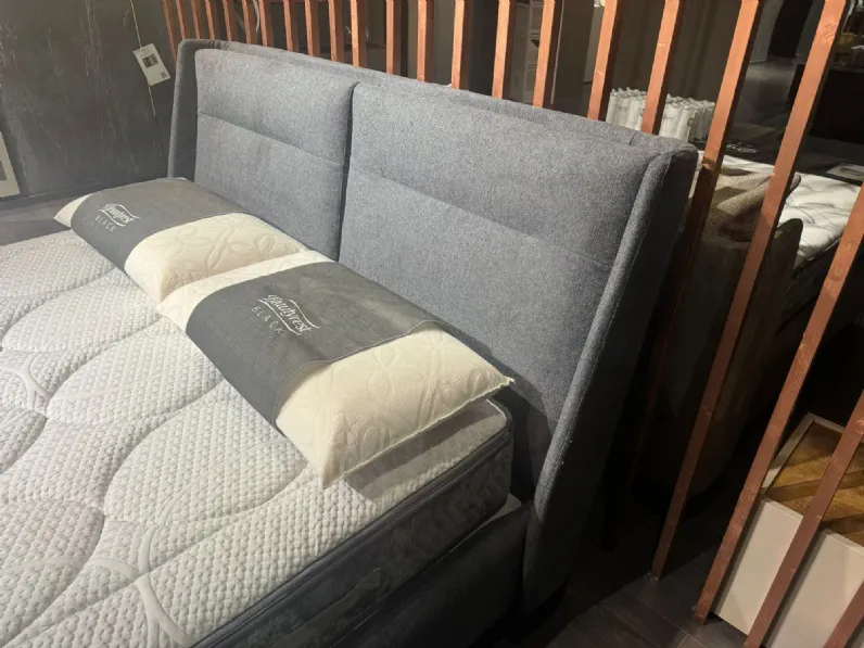 Letto imbottito con contenitore Join Bside a prezzo ribassato
