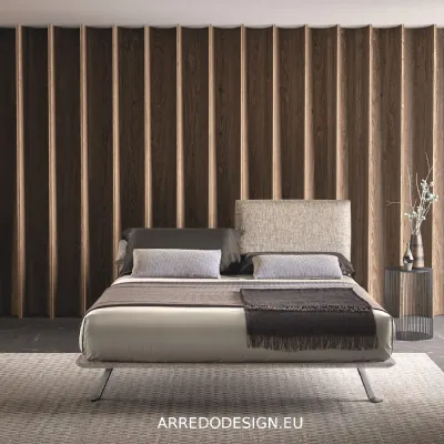 Letto matrimoniale con piedini Just * Samoa a prezzo ribassato