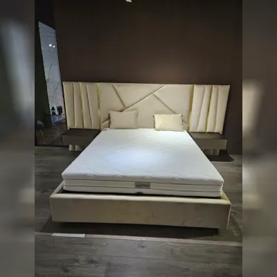 Letto design con contenitore Letto elodie Artigianale a prezzo ribassato