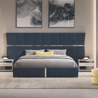 Approfitta dello sconto 38% sul letto Letto luxury maxi acciaio velluto di Md work