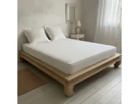 Letto in legno con giroletto Letto opium bed teak�Outlet etnico�a prezzo ribassato