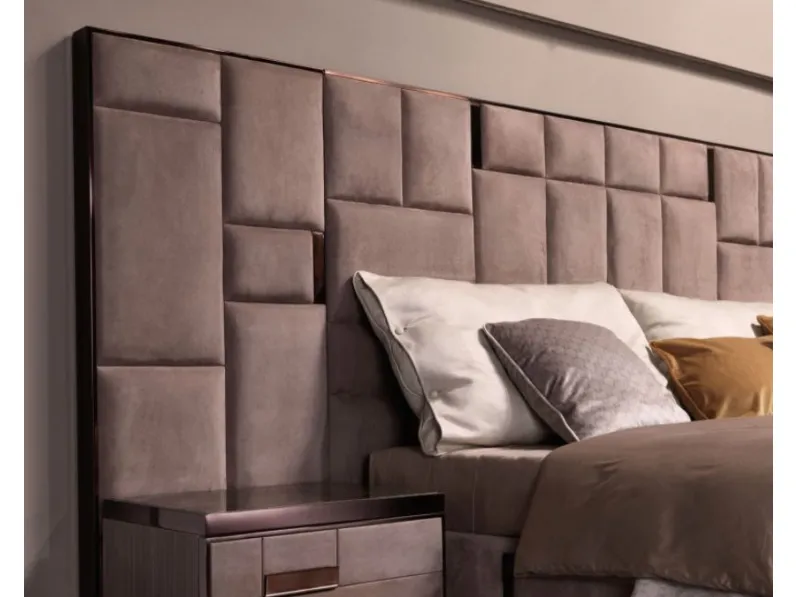 Letto design Luxury nabuk maxi   Md work con uno sconto esclusivo
