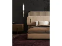 Letto design Luxury pelle e ottone Md work con un ribasso esclusivo