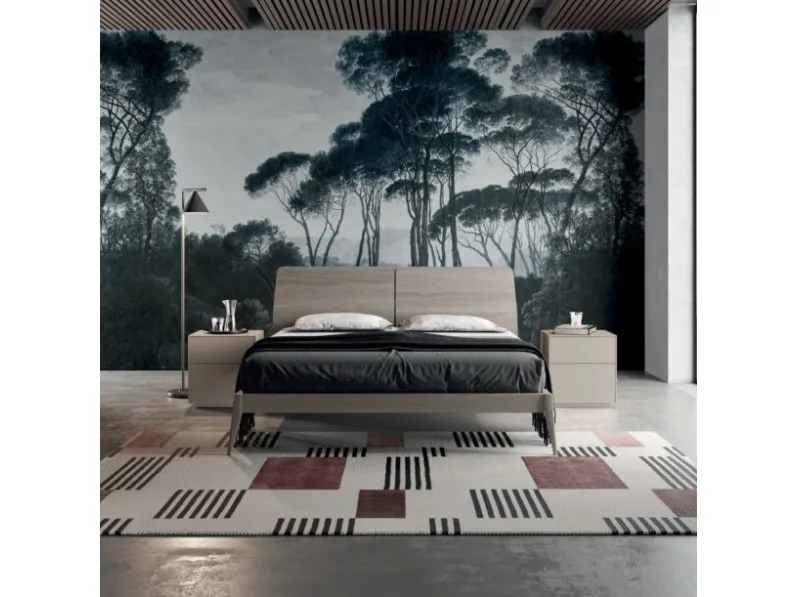 Letto design con piedini * ofelia Orme a prezzo scontato