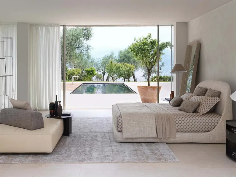 Letto matrimoniale Taormina Flou con un ribasso IMPERDIBILE