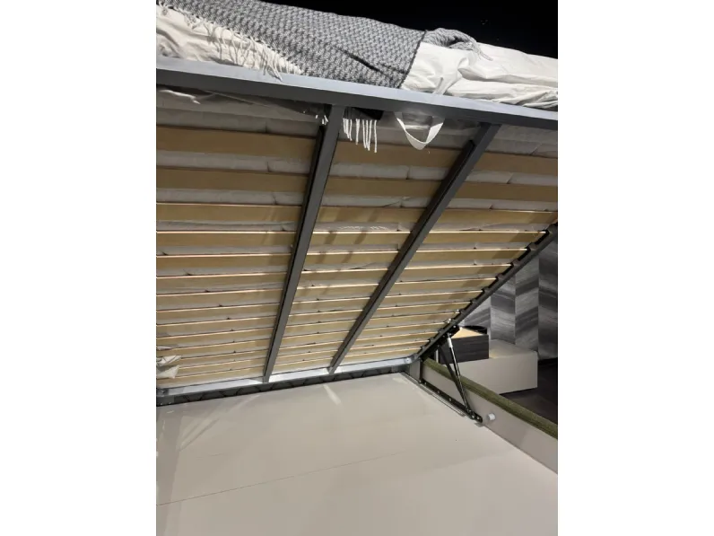 Letto design con contenitore Tecum Novaluna a prezzo scontato