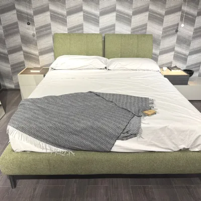 Letto design con contenitore Tecum Novaluna a prezzo scontato