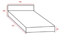 Letto matrimoniale design Zelos Artigianale a prezzo scontato