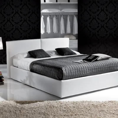 Letto imbottito con contenitore PortoArtigianalea prezzo ribassato