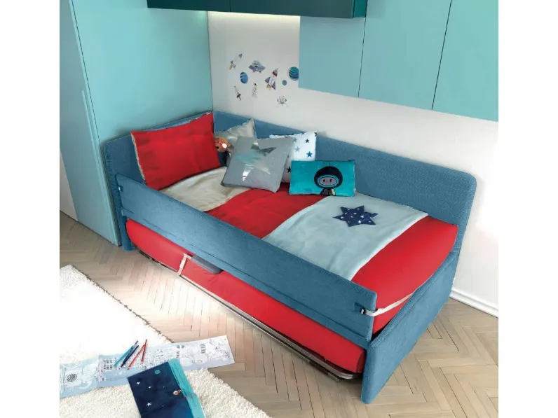 LETTO Divano letto con secondo letto a scomparsa, finitura baltico  Collezione esclusiva SCONTATO