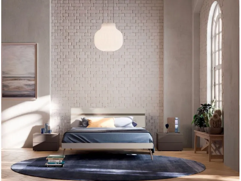 Letto matrimoniale moderno Elga * Orme a prezzo ribassato