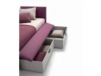 Letto moderno con cassetti Enjoy twice * Samoa a prezzo ribassato