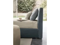Letto design con piedini Feel Bolzan a prezzo scontato