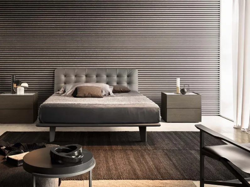 Letto moderno Filo capitonn Pianca scontato 35%