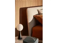 Letto imbottito con piedini FiloPiancaa prezzo ribassato