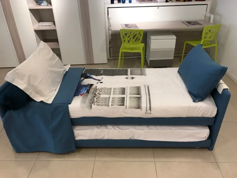 letto Flou Duetto con secondo letto